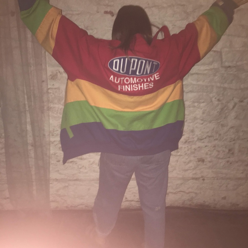 Colorful racing jacket